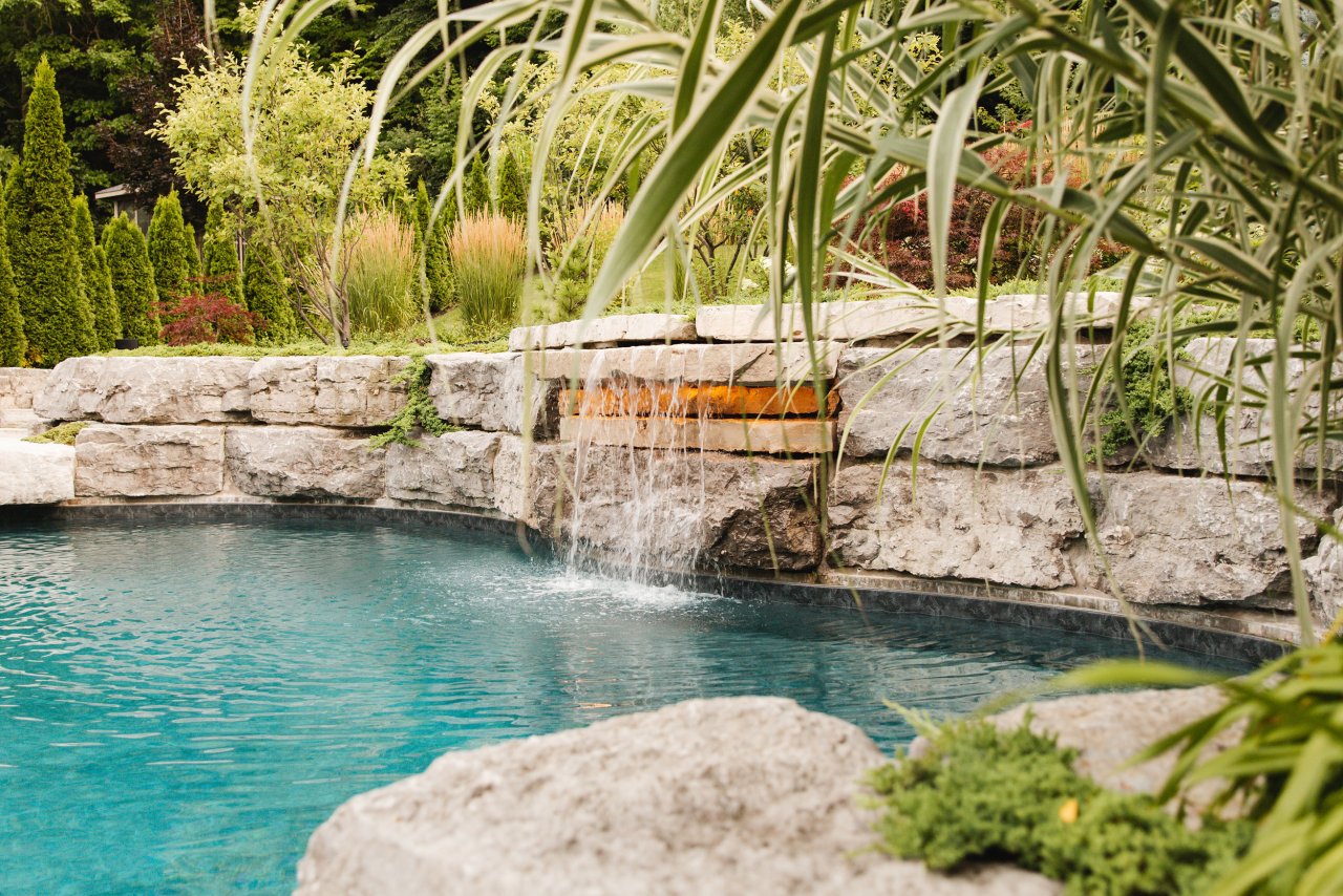 Backyard pool