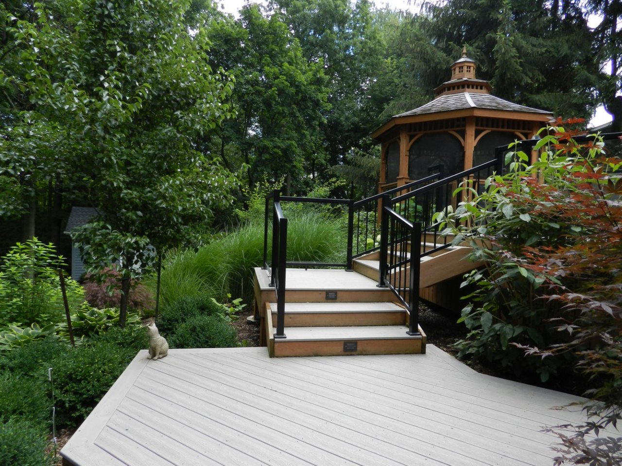 Backyard deck