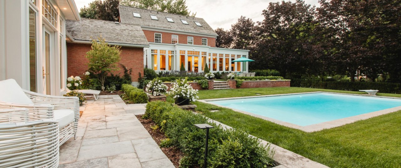 Backyard pool