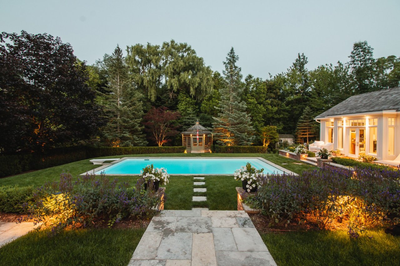 Backyard pool